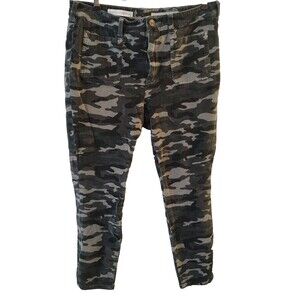 Pilcro and the Letterpress Jeans  Size 32 Camo High Rise Skinny Corduroy